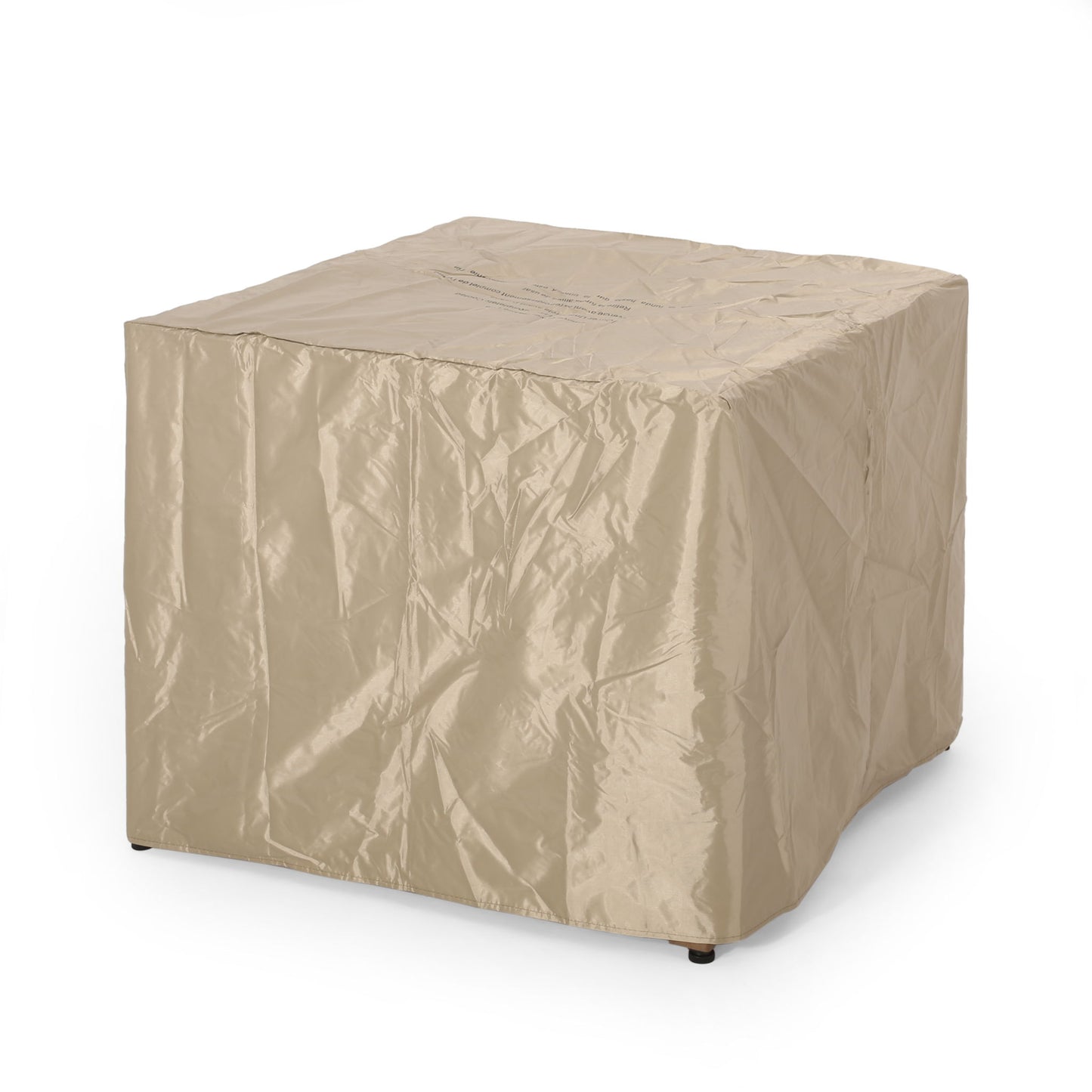 Rustic Style Outdoor Square Propane Fire Pit, 40, 000 Btu