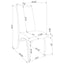 Compson - 5 Piece Dining Set - Chrome