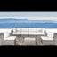 Seating Set With Cushions Handcrafted Wicker Design