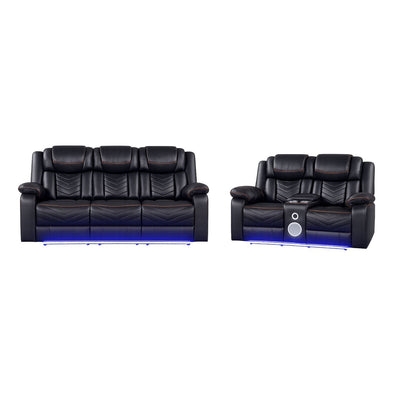 Challenger - LED Power Recliner Set