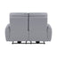 Jeromie - Power Motion Loveseat With USB Port - Gray