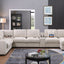 Celine - Fabric Corner Sectional Sofa With Right-Facing Chaise, Cupholders, And Charging Ports