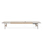 Hargrove - Outdoor Patio Aluminun Chaise Lounge, Outdoor Mesh Seat - Natural / Silver