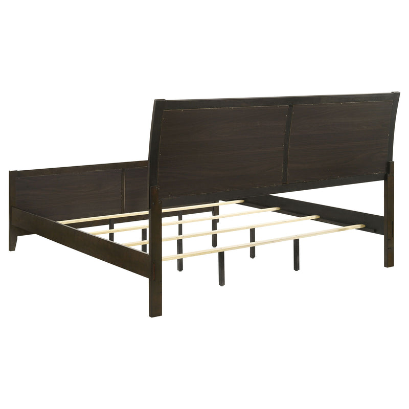 Clement - Panel Bed With Vertical Channel Tufting