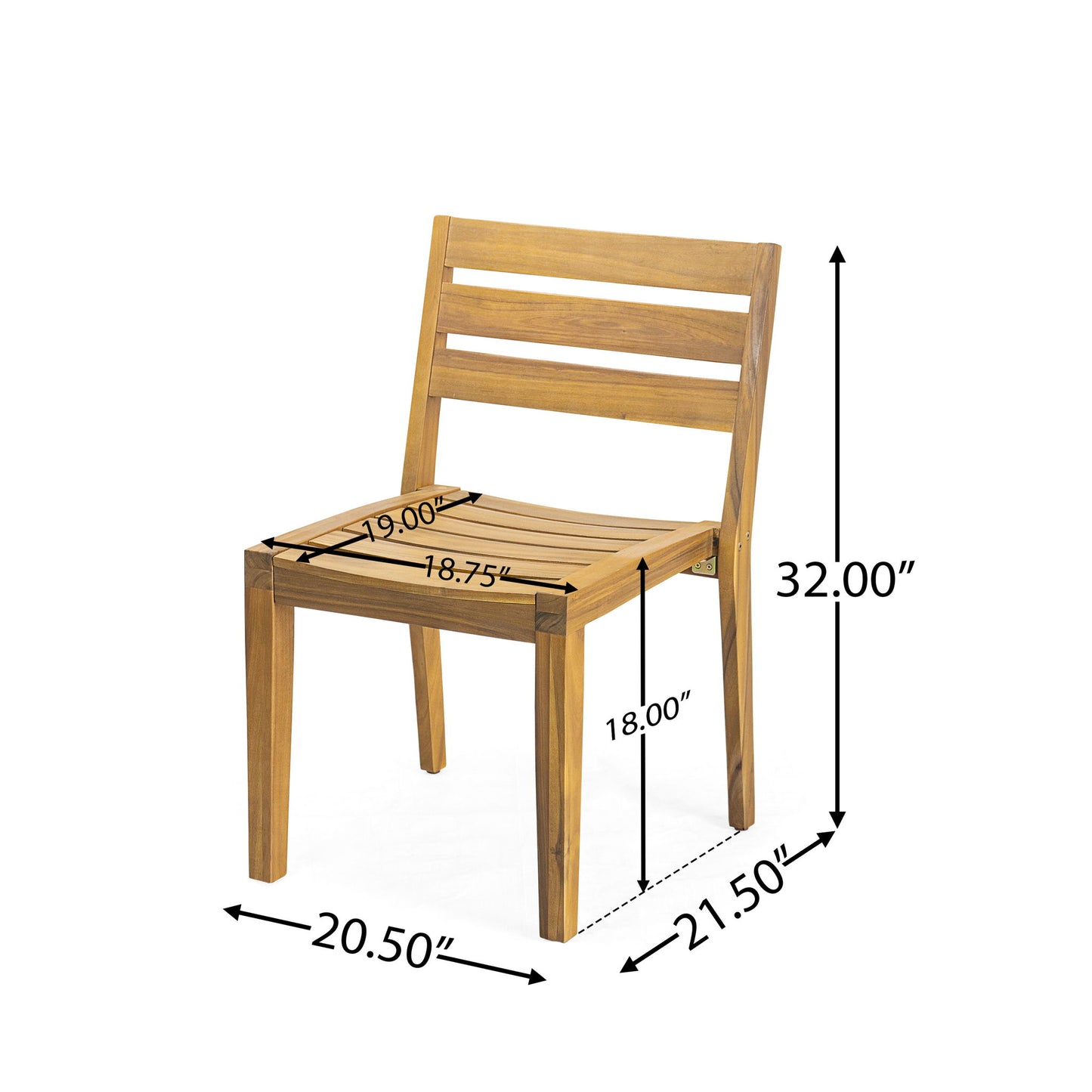 Outdoor 5 Pieces Dining Set - Teak