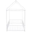 Metal Bed House Bed Frame With Fence