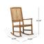 Muse - Outdoor Acacia Rocking Chair With Slat Design - Teak