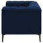 Darci - Accent Armchair With Seating And Tapered Legs - Blue