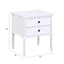 Emmett - 2 Drawer Nightstand