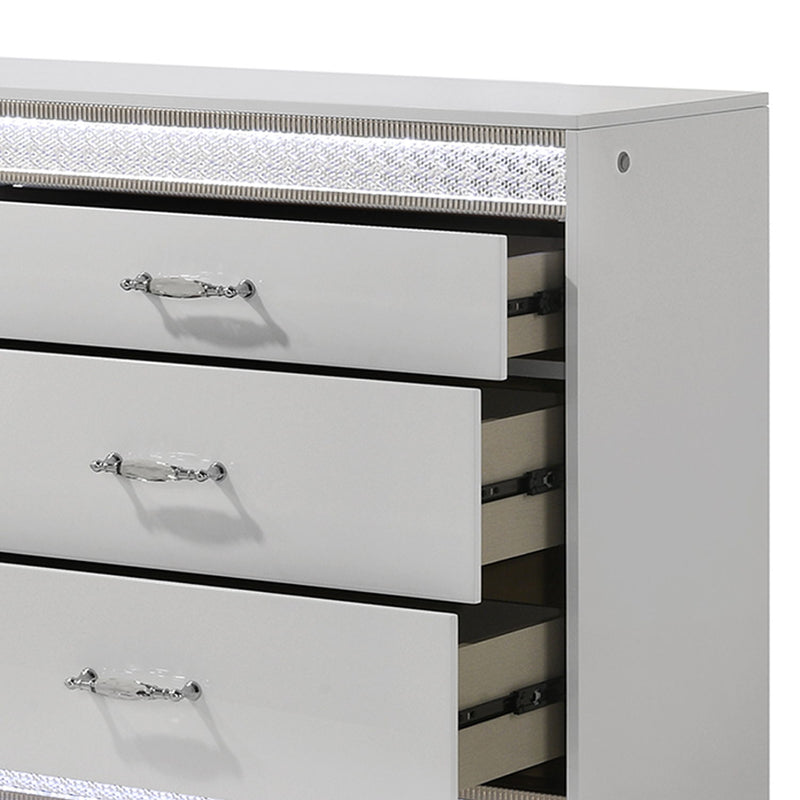 Glam - Bedroom Set With LED Headboard