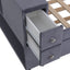 Upholstered Bed With Storage And Twin Trundle, USB Charging Ports