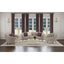 Saanich - Upholstered Curved With Plump Accent Pillows - Beige