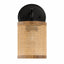 Reef - Single Lights Wall Sconce With Natural Shade Rustic Wicker Wall Light - Black / Rattan
