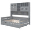 Daybed & All-In-One Cabinet And Shelf