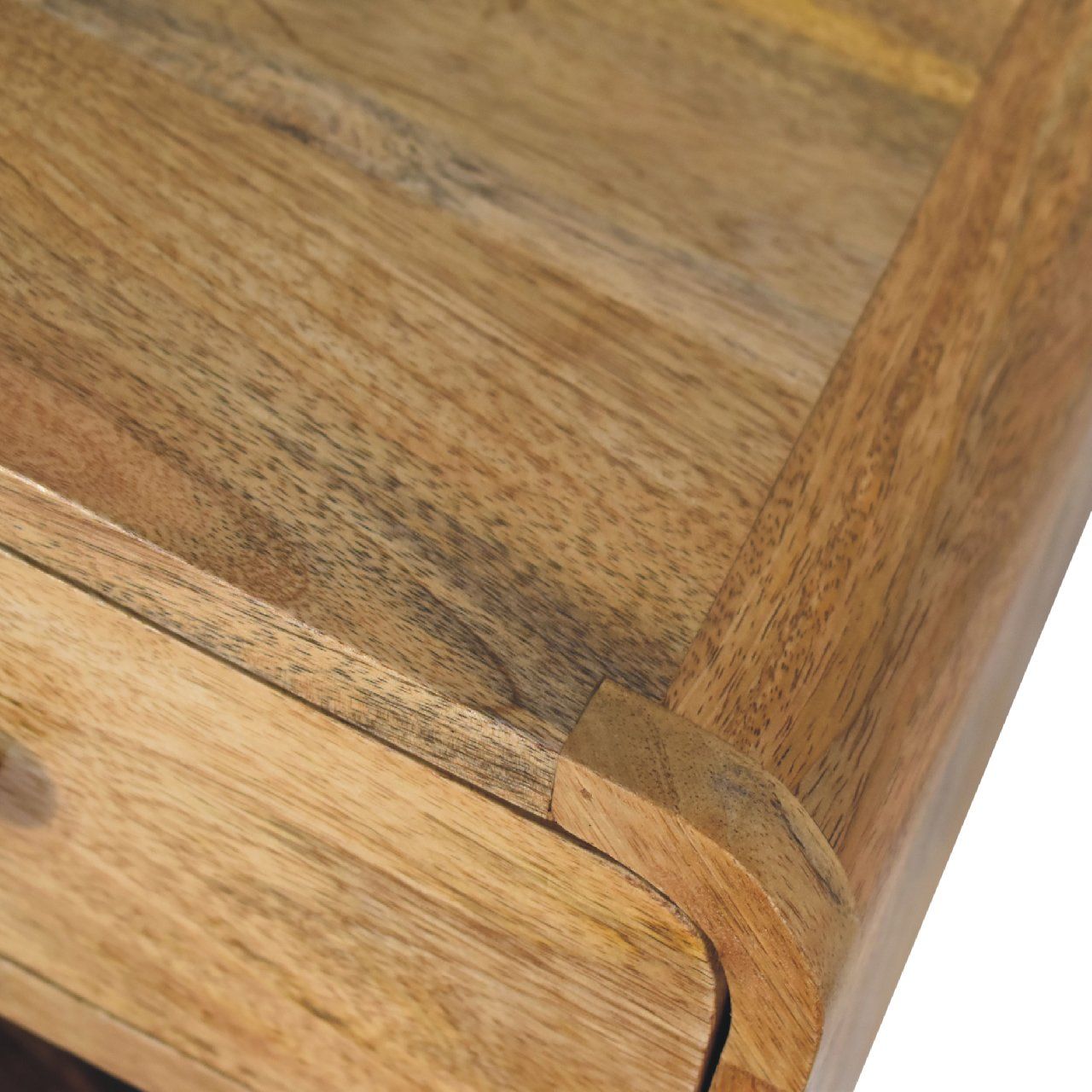 Mini Floating Open Bedside - Oak