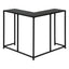 Corner Accent Console Table For Entryway, Contemporary & Modern - Black