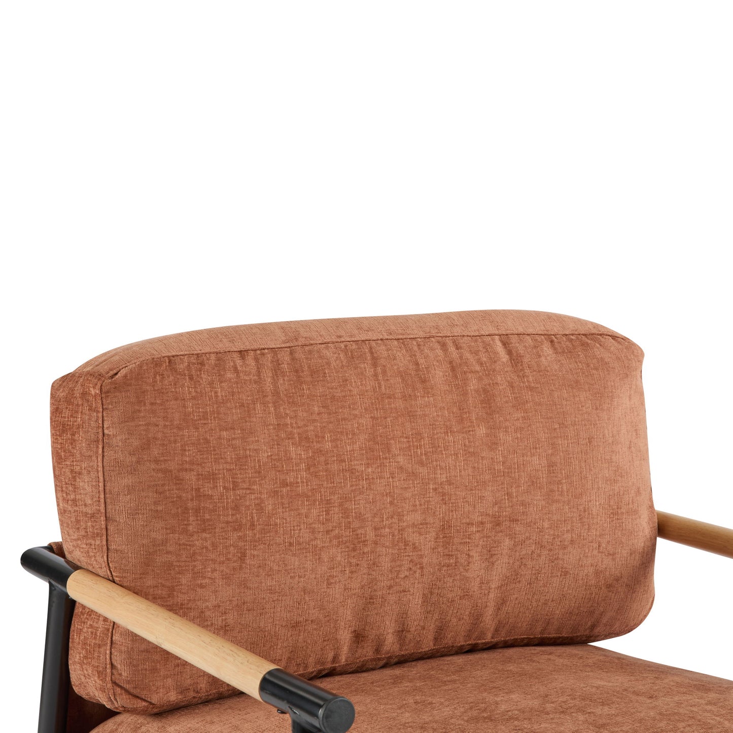 Modern Accent Chair With Cushions, Cozy Seating