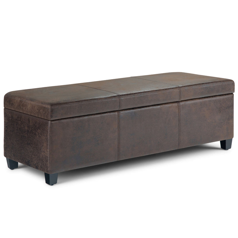 Avalon - Contemporary Storage Ottoman Bench