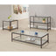 Weston - 1 Shelf Side End Table - Nickel