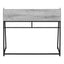 Computer Desk For Home Office, Laptop, Storage Shelves, Marble Look Contemporary & Modern