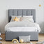 Upholstered Platform Bed With A Hydraulic Storage System