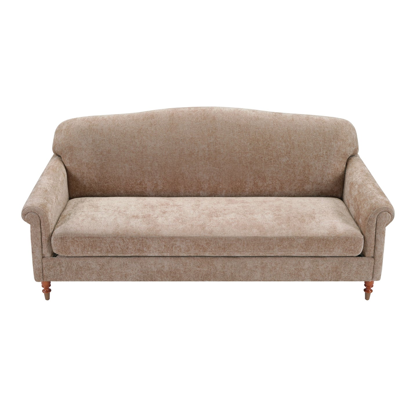 Loveseat Sofa, 2 Seater Couch With Rolled Arms
