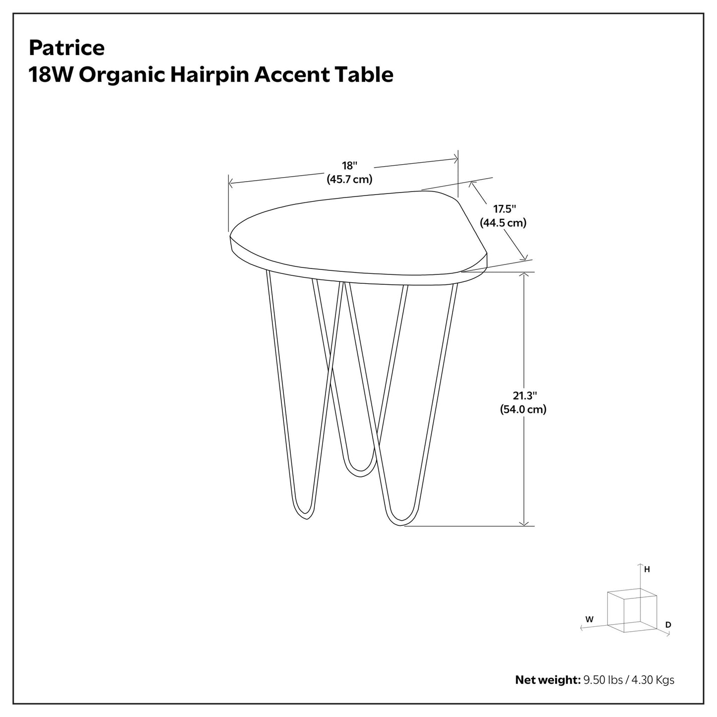 Patrice - Handcrafted Metal And Wood Accent Table