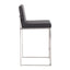 Fuji - Contemporary High Back Counter Stool, Functional Design