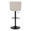 Henry - Contemporary Adjustable Barstool & Swivel With Rounded T Footrest (Set of 2)