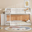 Bunk Bed With 4 Drawers And 3 Shelves