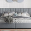 Upholstered Platform Bed With A Hydraulic Storage System