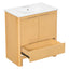 Softened Modern Bathroom Vanity With Sink