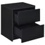 Geary - 2 Drawer Nightstand With LED Lights And USB Charging Ports