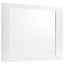 Escalon - 4 Piece Bedroom Set With Paneled Headboard Accents Upholstered - Glossy White