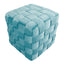 Square Braided Ottoman -