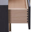 Jeremiah - 6 Drawer Dresser With Mirror - Black