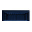 Jack - Modern Tuxedo Tufted Sofa - Navy Blue
