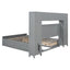 Bed With All In One Cabinet, Shelf And Sockets