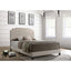 Panel Bed With Nailhead Trim, Upholstered Headboard