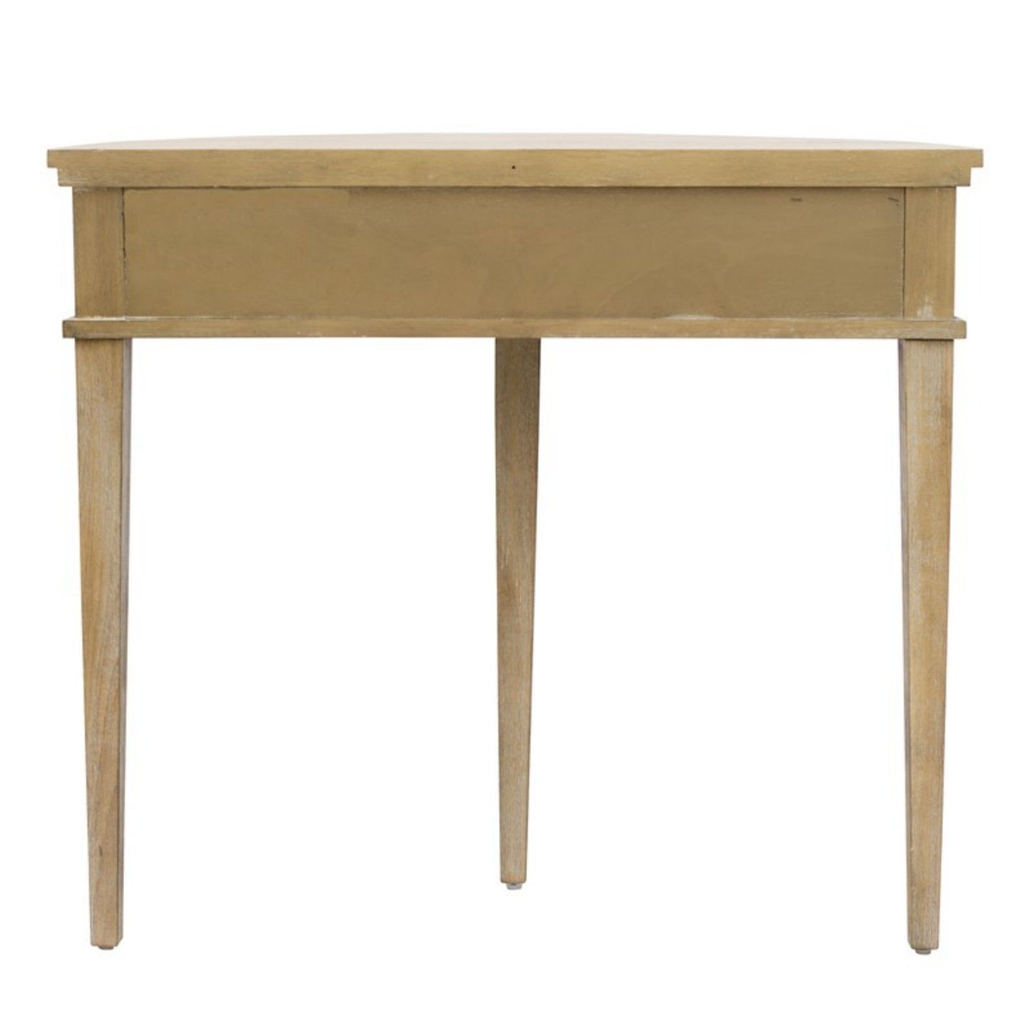 Vintage Inspired Storage Console Table With Fluted Doors