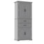 Multi Functional Storage Cabinet With Adjustable Shelves, 2 Drawers, Door Shelves