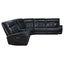 Hayden - Dual Power Reclining Sectional Sofa - Black