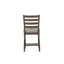 Counter Side Dining Stool With Ladder Back (Set of 2) - Gray