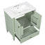 Freestanding Vanity With 1 Drawer & 2 Soft Close Doors With Door Mounted Storage