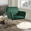 Keira - Accent Chair With Metal Base