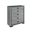 Isaiah - 5 Piece Bedroom Set With TV Lift-LED, Speakers And Fireplace