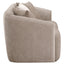 Silvana - Upholstered Rolled Loveseat With Curved Back And Foam Cushions - Beige