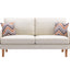 Bahamas - Minimalistic Sofa With 2 Throw Pillows