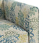 Upholstered Push Back Recliner Chair For Living Room - Blue