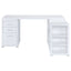 Tona - L-Shape Computer Desk With 3 Drawers And 5 Shelves